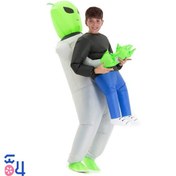 تصویر لباس بادی آدم فضایی | Beauenty Adult Inflatable Alien Costume 