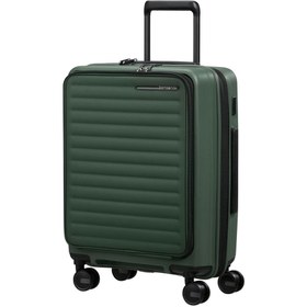 تصویر چمدان و ساک سبز مردانه اندازه کابین اورجینال Samsonite 