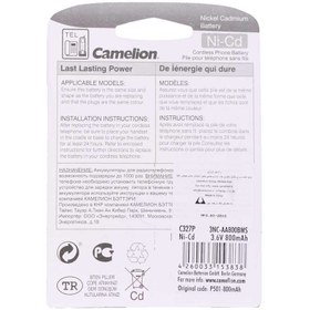 تصویر باتری تلفن شارژی Camelion Camelion Ni-CD C327P 800mAh Cordless Phone Battery