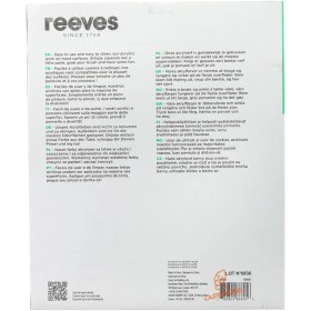 تصویر ست اکریلیک 10 رنگ 75 میل ریوز REEVES 