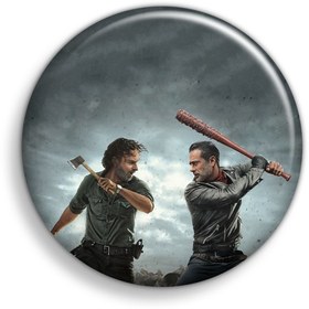 تصویر پیکسل ابیگل طرح واکینگ دد نیگان ریک دریل مدل Walking Dead کد 024 