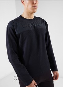 تصویر سویشرت لوگو مردانه برند calvin klein sports Logo Sweatshirt