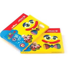 تصویر خمیر ۱۰ رنگ مقوایی اریا – کد ۱۳۵۰ 