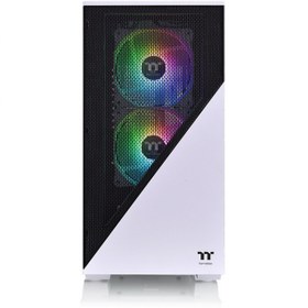 تصویر کیس کامپیوتر Thermaltake Divider 170 TG - شاسی مید تاور - سفید 