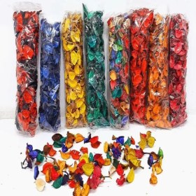 تصویر گل خشک چند رنگ 