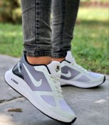 تصویر کفش اسپرت نیو بالانس مدل جدید رنگ سفید طوسی 