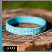 تصویر دستبند سیلیکونی NOTHING IS IMPOSSIBLE مدل 0563 