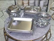 تصویر ست چهار تیکه سوفله خوری استیل رزلند مدل امپراطور 