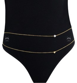 تصویر زنجیر بدن - طلایی / mL 