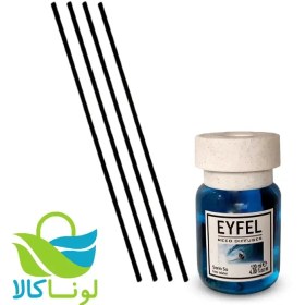 تصویر اسانس خوشبوکننده ایفل مدل اقیانوس (ocean) حجم 120 میلی لیتر Eiffel air freshener, ocean model