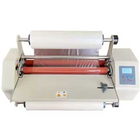 تصویر لمینیتور و سلفون کش رومیزی مدل 360 Desktop laminator and cellophane stretcher model 360