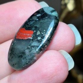 تصویر نگین سنگ خون معدنی کد k1143 