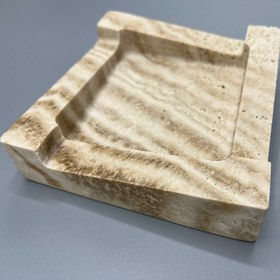 تصویر زیر سیگاری سنگی مدل پله 