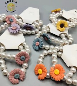 تصویر کش مرواریدی گل بابونه 