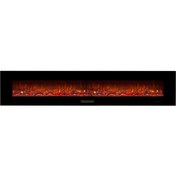 تصویر شومینه برقی LCD طول 250 سانتی متر 250 cm long LCD electric fireplace