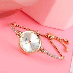 تصویر ساعت مچی زنانه لاکچری برند skmei به همراه باکس اورجینال - آبی ا Skmei brand women's wristwatch Skmei brand women's wristwatch