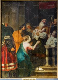 تصویر عکس با کیفیت نقاشی حضرت عیسی در کودکی 