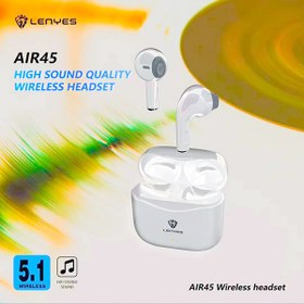 تصویر ايرپاد برندLENYES مدل AIR45 Lenyes AIR45 wireless headphones