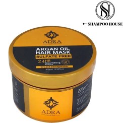 تصویر ماسک مو با آبکشی آدرا حاوی روغن آرگان 