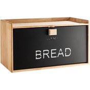 تصویر جا نان چوبی لوکسینه با درب فلزی 