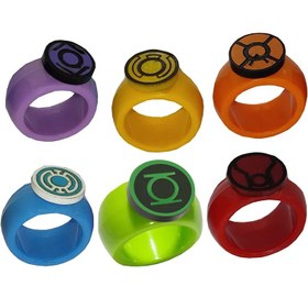 تصویر انگشتر های فانوس سبز Green Lantern rings