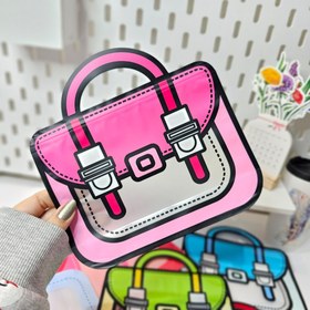 تصویر زیپ کیپ کیف دستی رنگی 