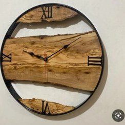 تصویر ساعت روستیک rustic clock