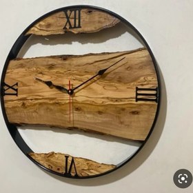 تصویر ساعت روستیک rustic clock