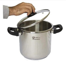 تصویر زودپز استیل روگازی فوما 5 لیتری Fuma FU-972 Pressure Cooker Fuma FU-972 Pressure Cooker 5L