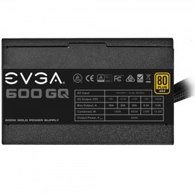 تصویر پاور کامپیوتر ای وی جی ای EVGA 600 GQ 