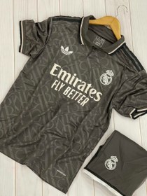 تصویر کیت سوم پیراهن شورت رئال مادرید 2025-2024 تایلندی Real Madrid 2024-2025 Third Kit Shorts Thai