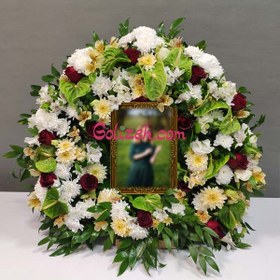 تصویر قاب گل یادگار 
