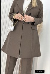 تصویر ست اداری روشنک - نسکافه ای / سایز ۲ از ۴۴ تا ۴۸ 