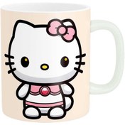 تصویر ماگ پاد آفرین طرح کارتون هلو کیتی hello kitty کد 3161 