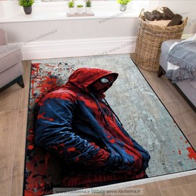 تصویر فرشینه طرح اسپایدرمن با هودی جدید FM-1386 