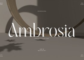 تصویر Ambrosia Modern Serif 