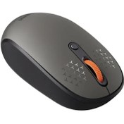 تصویر ماوس بی‌سیم‌ بیسوس مدل F01B Tri-Mode با حسگر اپتیکال، دارای 5 کلید، بی‌صدا، قابلیت اتصال به سه دستگاه، رابط دانگل USB، بلوتوث، باتری قلمی، دقت 1600 DPI، فرکانس 2.4 گیگاهرتز 