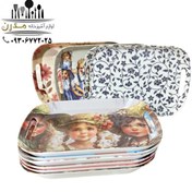 تصویر سینی ملامین گود میلان کوچک دسته دار(12تایی) 