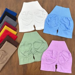 تصویر شورتک سیملس کمر گنی 