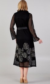 تصویر لباس مجلسی مشکی دو تیکه مدل 2024 ترکیه Womens Black dress 2024