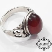 تصویر انگشتر نقره عقیق یمن رکاب دستساز - وزن ۱۰/۲ 