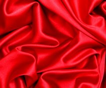 تصویر پارچه ساتن قرمز 