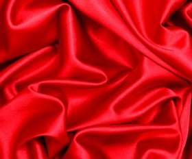 تصویر پارچه ساتن قرمز 