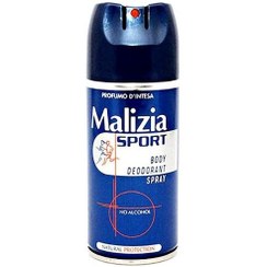 تصویر اسپری خوشبو کننده بدن مردانه مدل اسپرت 150 میلی لیتر مالیزیا ا Malizia Sport Deodorant Spray For Men Malizia Sport Deodorant Spray For Men