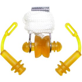 تصویر گوش گیر و دماغ گیر مدل H-12 - زرد لیمویی 