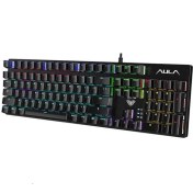 تصویر کیبورد مخصوص بازی آئولا مدل KeyBoard Aula Gaming Mountion S2022 