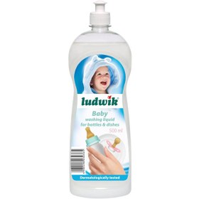 تصویر مایع ضد عفونی کننده شیشه شیر لودویک مدل Bottles حجم 500 میلی لیتر 