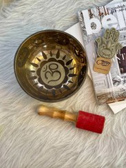 تصویر کاسه تبتی دستساز 19 سانت singing bowl