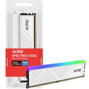 تصویر رم ای دیتا XPG 3600 16GB DDR4 D35G ADATA سفید با گارانتی آونگ 