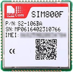 تصویر ماژول GSM SIM800F 